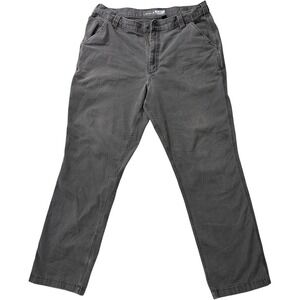 Carhartt Relaxed Fit Gray Rugged Flex Canvas Work Pants W38 L34